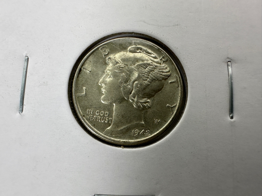 Eight High-Grade Vintage Mercury Dimes 90% Silver [Photo 5]