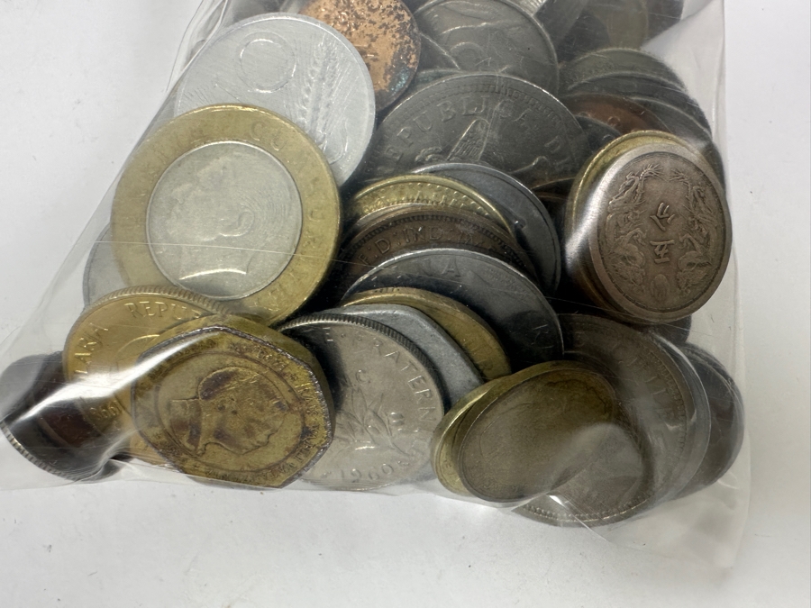 Big Bag of World Coins with Two Coin Sets [Photo 6]