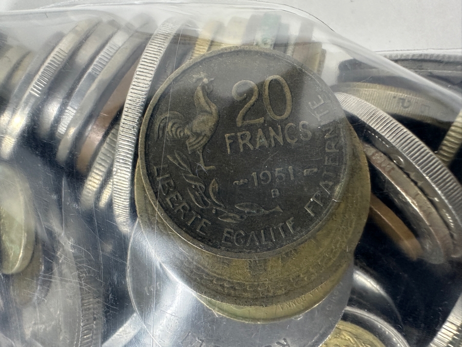 Big Bag of World Coins with Two Coin Sets [Photo 7]