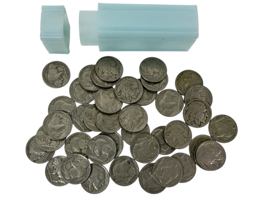 Roll of 1936 Buffalo Nickels