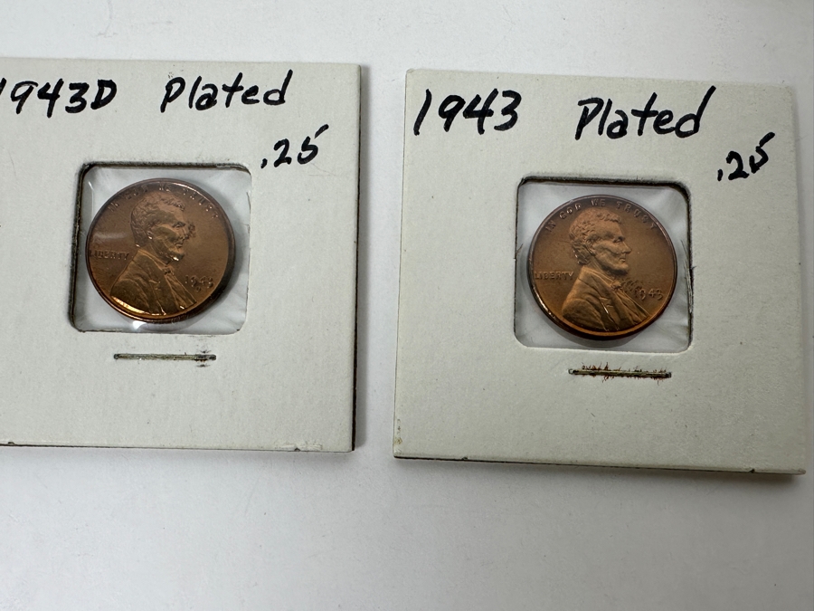 Vintage Penny Collection Featuring Lincoln Memorial Pennies, Wheat Pennies, Steel Pennies - See Photos [Photo 15]