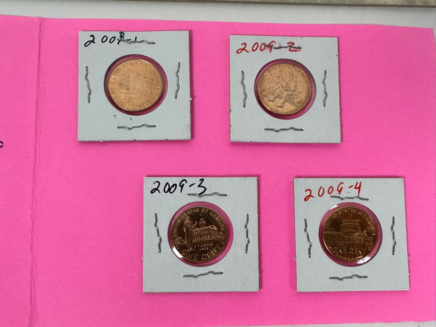 Vintage Penny Collection Featuring Lincoln Memorial Pennies, Wheat Pennies, Steel Pennies - See Photos [Photo 10]