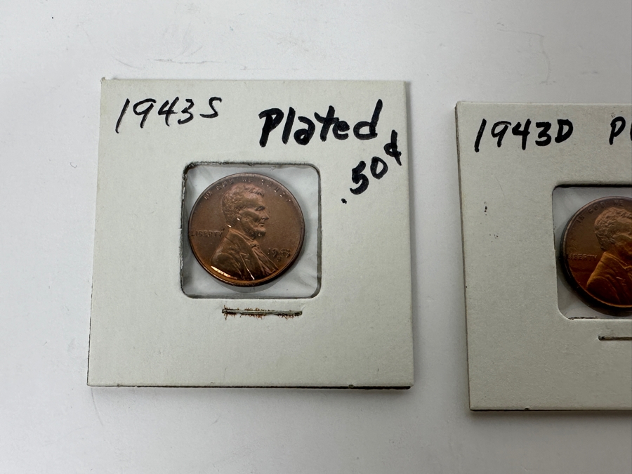 Vintage Penny Collection Featuring Lincoln Memorial Pennies, Wheat Pennies, Steel Pennies - See Photos [Photo 16]