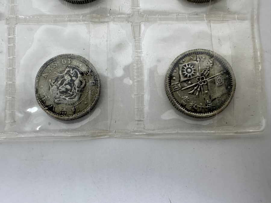 Collection of 24 Antique Asian Silver Coins 100+ Years Old from China, Japan, Hong Kong, French Indo-China [Photo 12]