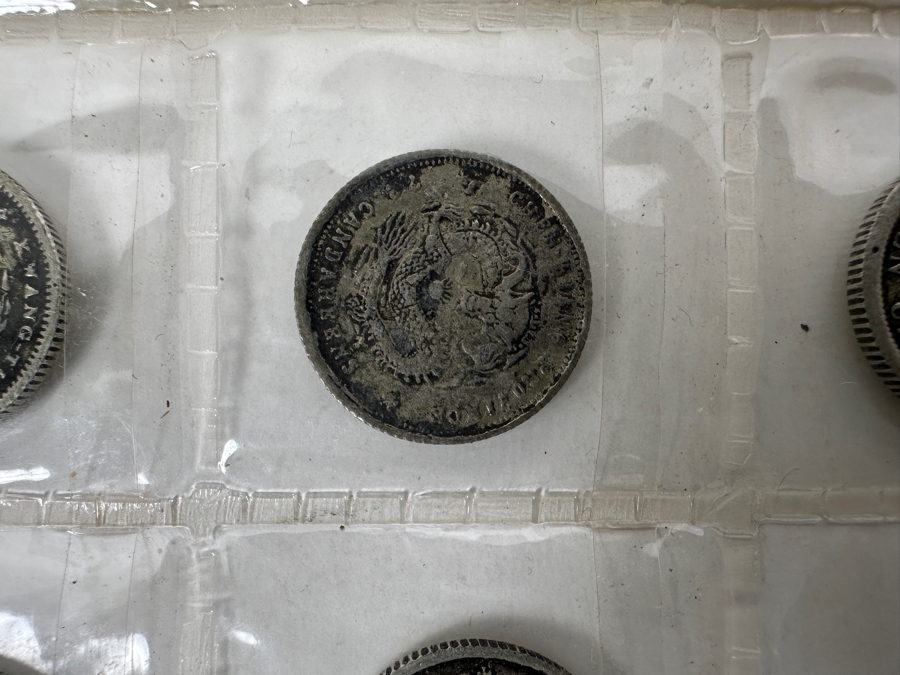 Collection of 24 Antique Asian Silver Coins 100+ Years Old from China, Japan, Hong Kong, French Indo-China [Photo 3]