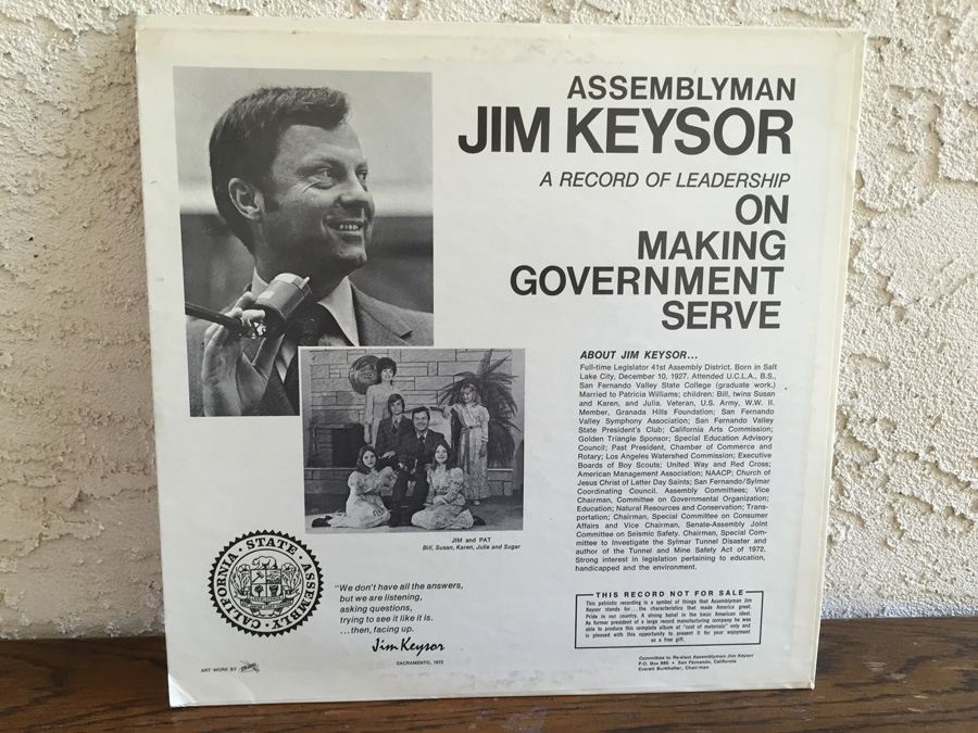 Various ‎- Inaugural Addresses: Commemorative Edition - Elect Jim Keysor 1973 [Photo 2]