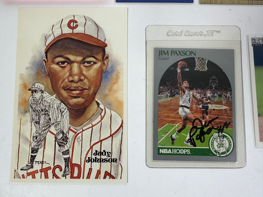 Baseball, Football, Basketball & Hockey Trading Cards Featuring Rookie Cards And Signed Cards - See Photos [Photo 7]