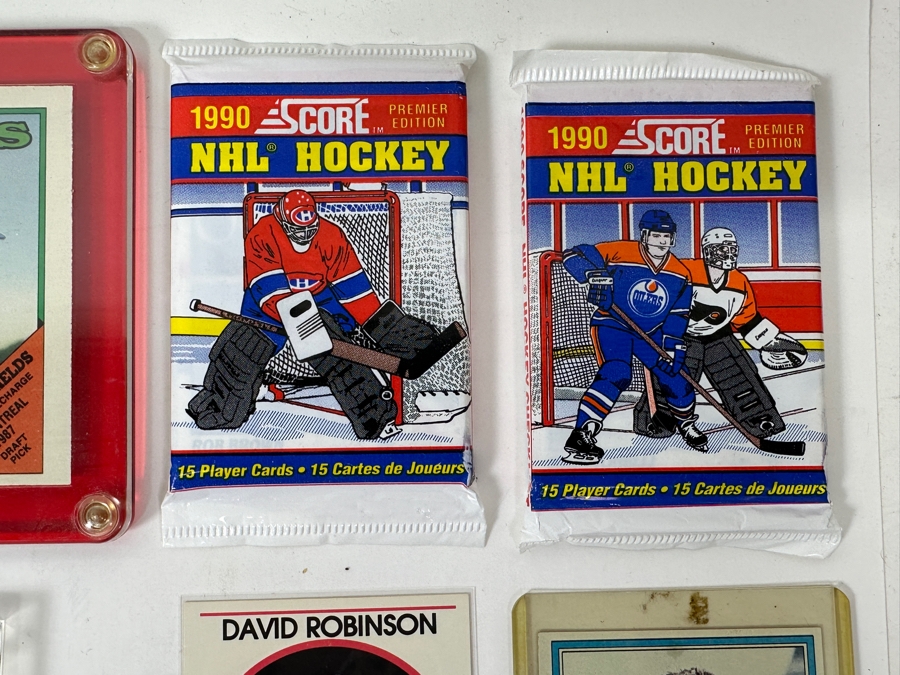 Baseball, Football, Basketball & Hockey Trading Cards Featuring Rookie Cards And Signed Cards - See Photos [Photo 24]