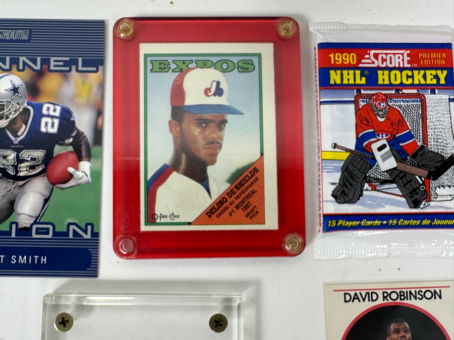 Baseball, Football, Basketball & Hockey Trading Cards Featuring Rookie Cards And Signed Cards - See Photos [Photo 22]
