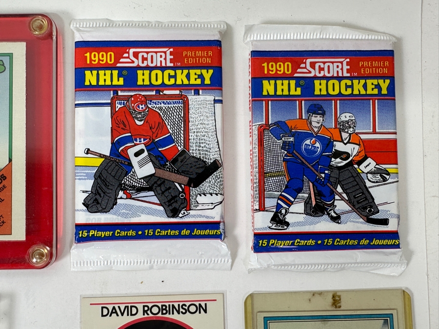 Baseball, Football, Basketball & Hockey Trading Cards Featuring Rookie Cards And Signed Cards - See Photos [Photo 23]