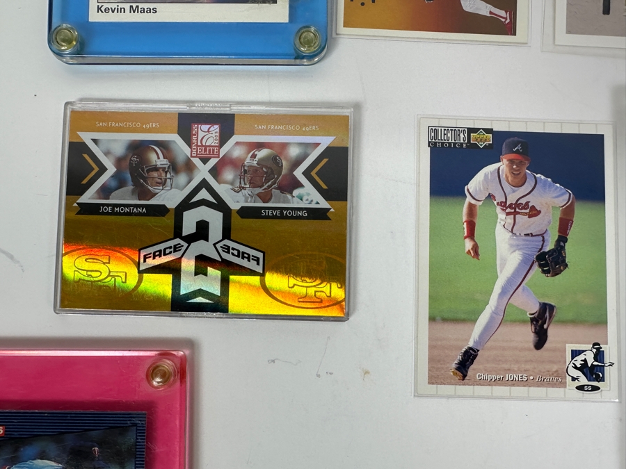 Baseball, Football, Basketball & Hockey Trading Cards Featuring Rookie Cards And Signed Cards - See Photos [Photo 17]