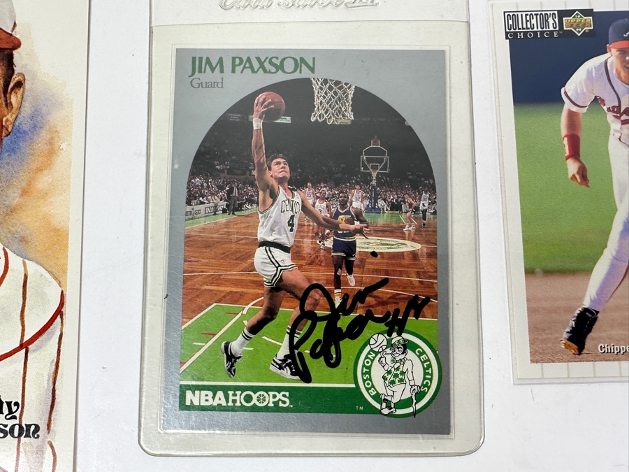 Baseball, Football, Basketball & Hockey Trading Cards Featuring Rookie Cards And Signed Cards - See Photos [Photo 8]