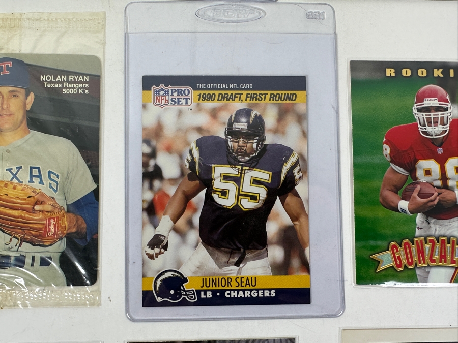 Huge Lot Of Top Player Baseball, Football, Basketball & Hockey Trading Cards Featuring Rookie Cards And Autographs - See Photos [Photo 23]