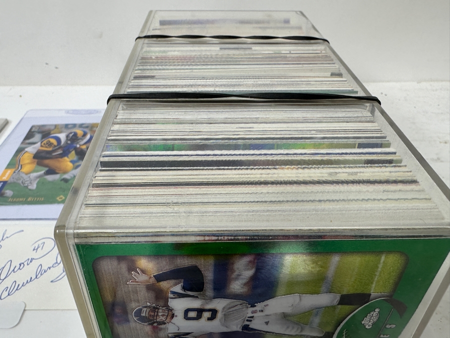 Huge Lot Of Top Player Baseball, Football, Basketball & Hockey Trading Cards Featuring Rookie Cards And Autographs - See Photos [Photo 3]