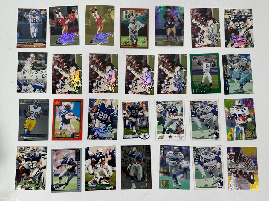 Huge Lot Of Top Player Baseball, Football, Basketball & Hockey Trading Cards Featuring Rookie Cards And Autographs - See Photos [Photo 4]