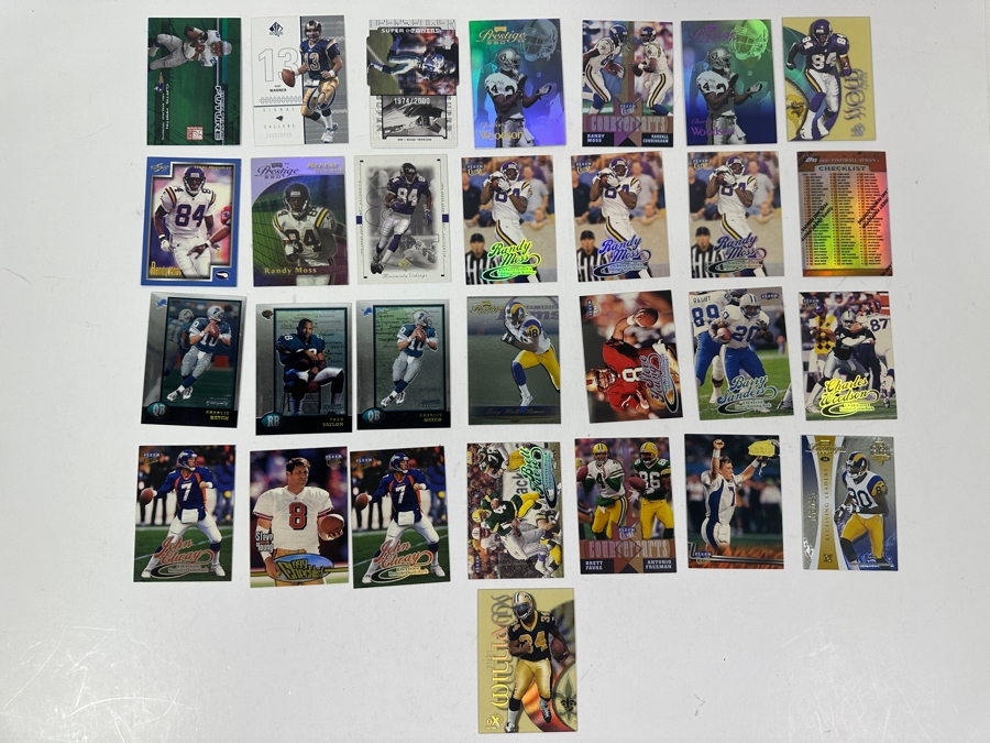 Huge Lot Of Top Player Baseball, Football, Basketball & Hockey Trading Cards Featuring Rookie Cards And Autographs - See Photos [Photo 6]