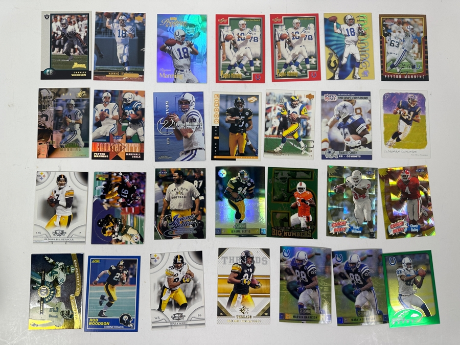 Huge Lot Of Top Player Baseball, Football, Basketball & Hockey Trading Cards Featuring Rookie Cards And Autographs - See Photos [Photo 5]