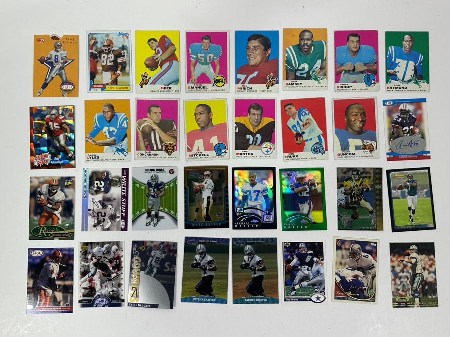 Huge Lot Of Top Player Baseball, Football, Basketball & Hockey Trading Cards Featuring Rookie Cards And Autographs - See Photos [Photo 7]