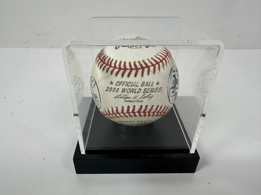 Special Baseballs including Official 2000 World Series Yankees vs Mets Subway Series, Unsigned Official American League Ball and Unsigned Official Game Used Atlantic League Game Ball [Photo 7]