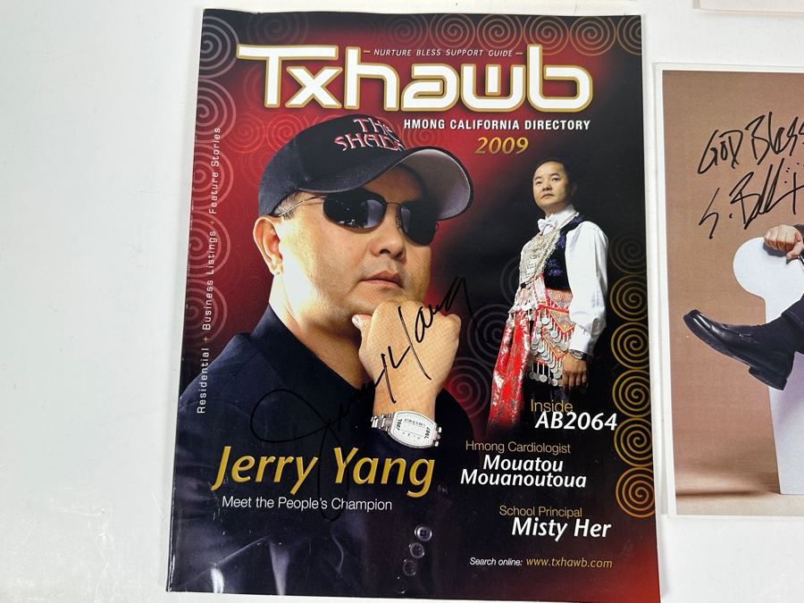  Autographed Celebrity Photos-Kurt Bevacqua of the 1984 Padres Fame, Stephen Baldwin, Ike Turner, Jerry Yang [Photo 8]