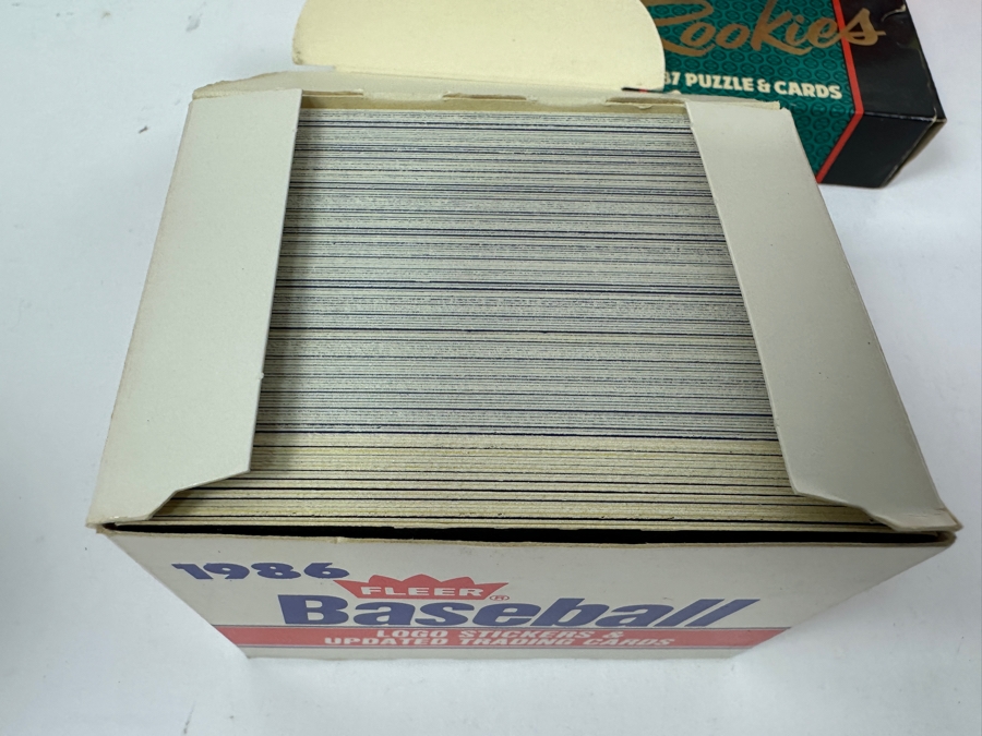1986 & 1988 Topps Rookies/Traded, 1986 & Factory Sealed 1987 Fleer Rookies/Traded, 1987 Donruss Rookies & 1988 Score Rookies Baseball Cards Factory Sets [Photo 8]