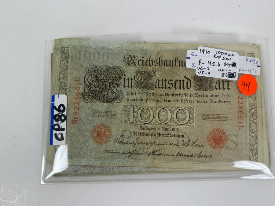 HUGE Lot Of Antique German Empire & Weimar Republic Currency Notes Collection - 659 Notes, 59 Different Types & Varieties From 1908 To 1923 Catalog Value Over $3,000 [Photo 29]
