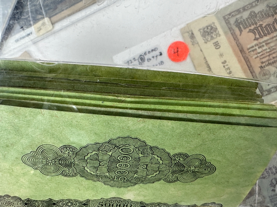 HUGE Lot Of Antique German Empire & Weimar Republic Currency Notes Collection - 659 Notes, 59 Different Types & Varieties From 1908 To 1923 Catalog Value Over $3,000 [Photo 8]
