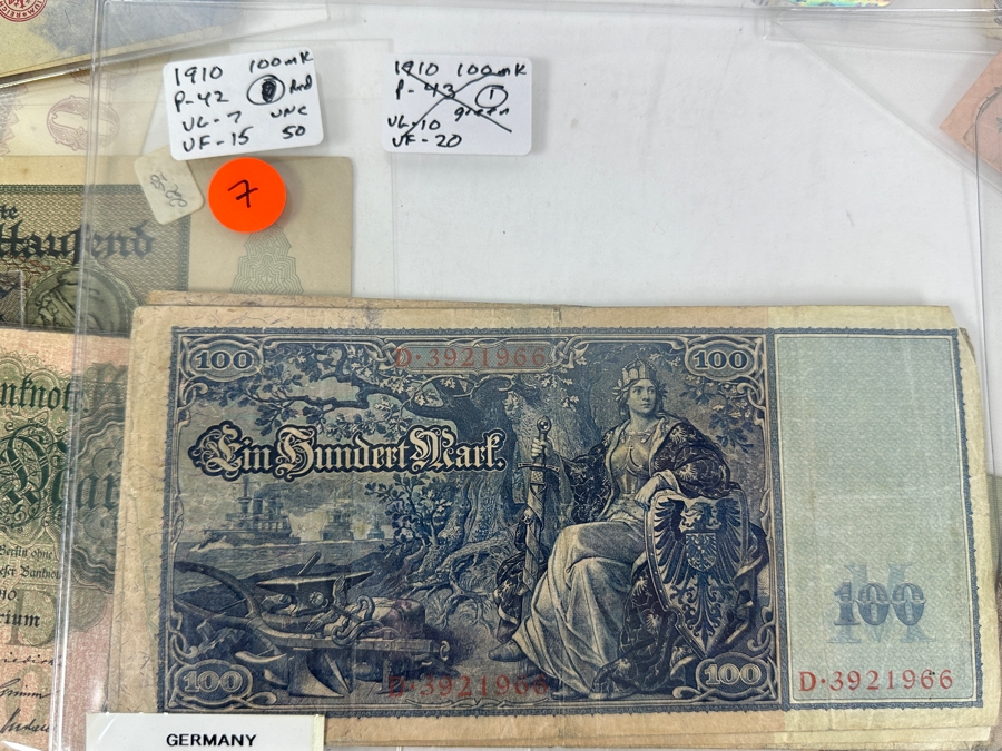 HUGE Lot Of Antique German Empire & Weimar Republic Currency Notes Collection - 659 Notes, 59 Different Types & Varieties From 1908 To 1923 Catalog Value Over $3,000 [Photo 13]