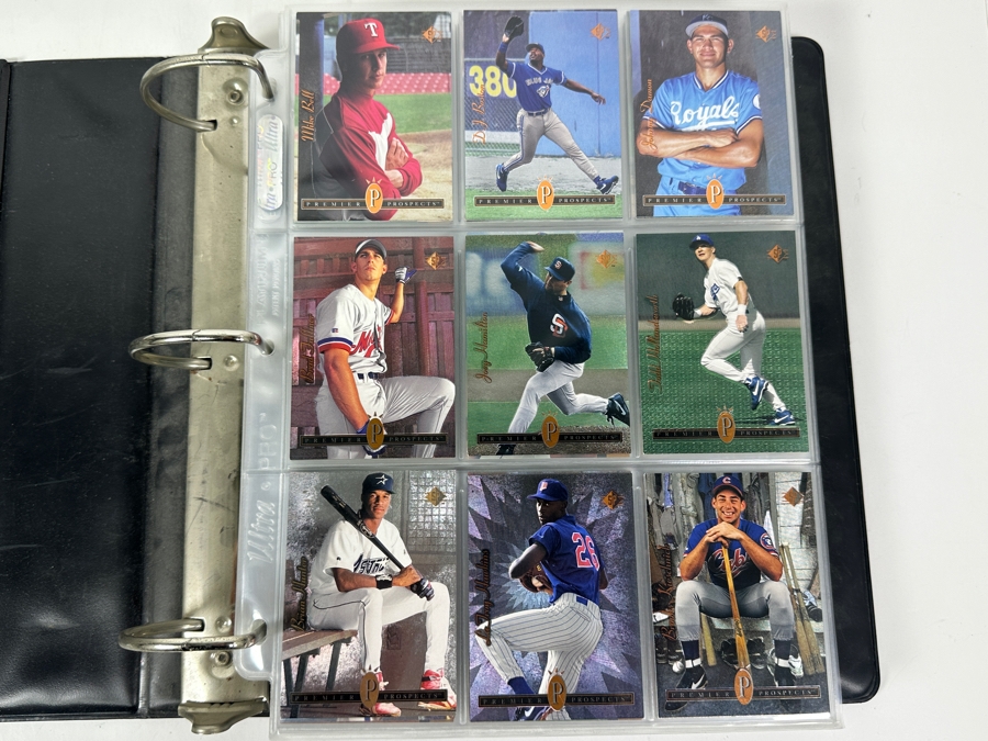 1994 Upper Deck SP Baseball Cards Near Complete Base Set, Holoview Subset Baseball Cards And Diecut Subset Baseball Cards In Binder - See Photos For Sampling [Photo 3]