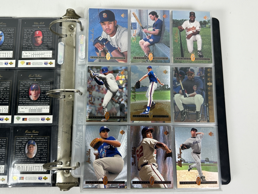 1994 Upper Deck SP Baseball Cards Near Complete Base Set, Holoview Subset Baseball Cards And Diecut Subset Baseball Cards In Binder - See Photos For Sampling [Photo 4]