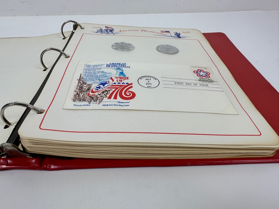 Vintage American Bicentennial Era Mint Stamps, First Day Covers & Commemorative Medals Collection - See Photos For Sampling [Photo 6]