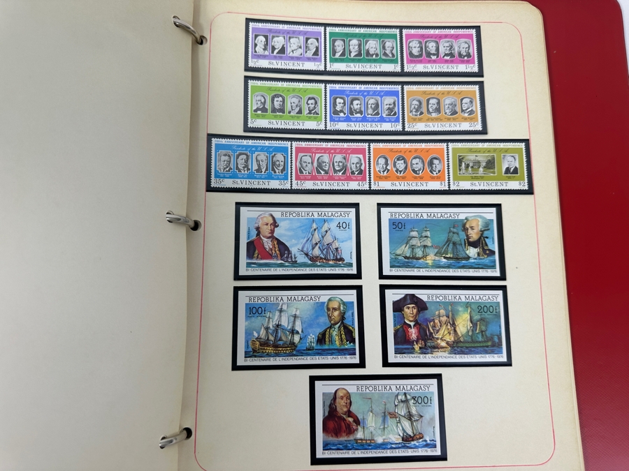 Vintage American Bicentennial Era Mint Stamps, First Day Covers & Commemorative Medals Collection - See Photos For Sampling [Photo 10]