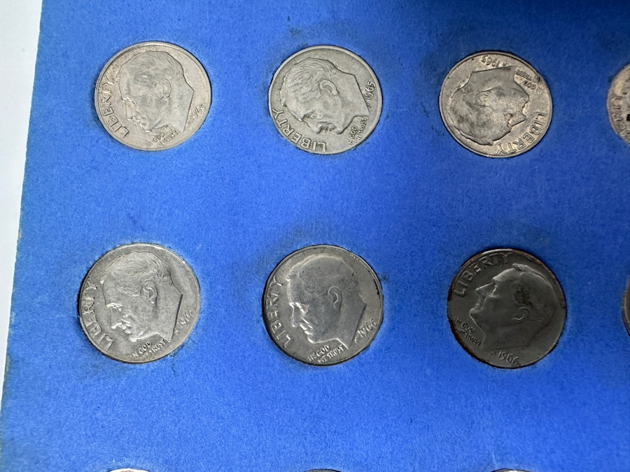 Vintage Collection Of United States Jefferson Nickels And U. S. Roosevelt Dimes [Photo 3]