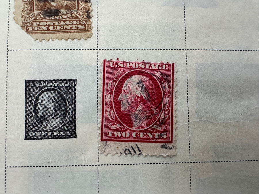 Vintage United Stamps / Foreign Postage Stamp Collection Including Stamps From China - See Photos [Photo 6]
