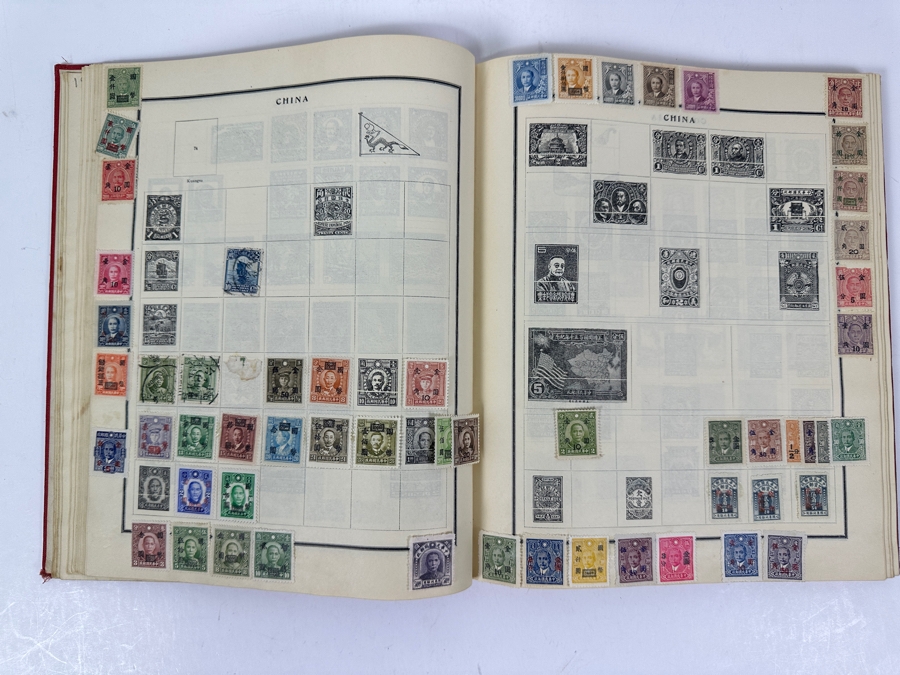 Vintage United Stamps / Foreign Postage Stamp Collection Including Stamps From China - See Photos [Photo 29]
