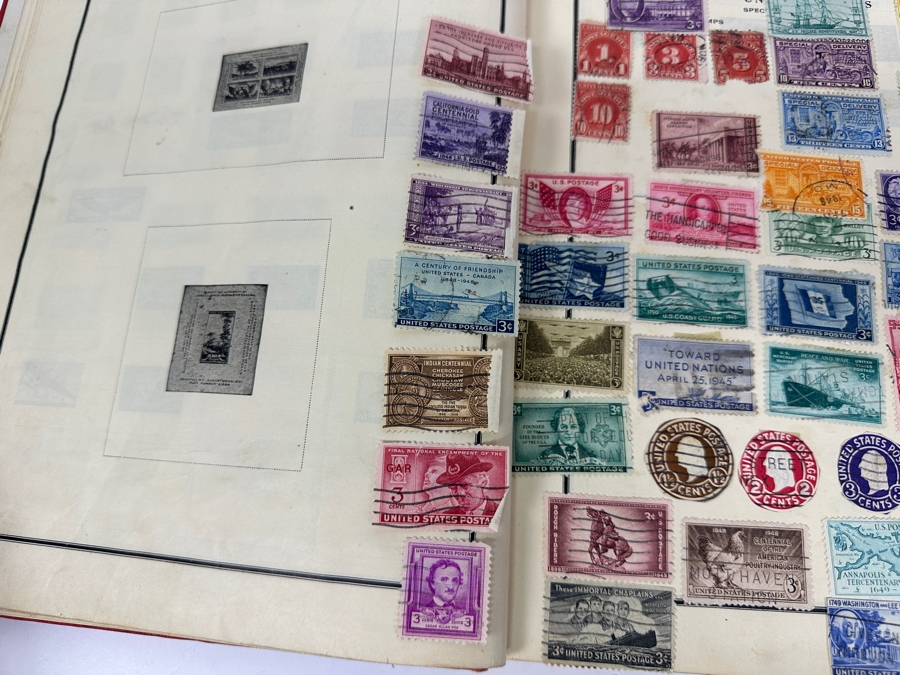 Vintage United Stamps / Foreign Postage Stamp Collection Including Stamps From China - See Photos [Photo 27]