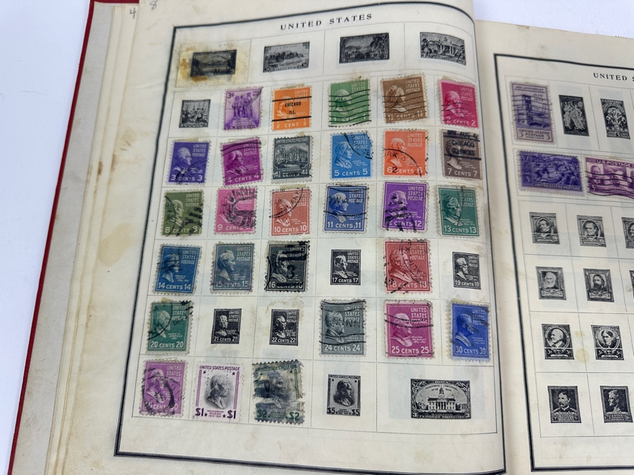 Vintage United Stamps / Foreign Postage Stamp Collection Including Stamps From China - See Photos [Photo 24]