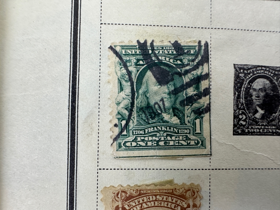 Vintage United Stamps / Foreign Postage Stamp Collection Including Stamps From China - See Photos [Photo 5]
