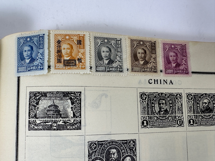 Vintage United Stamps / Foreign Postage Stamp Collection Including Stamps From China - See Photos [Photo 43]