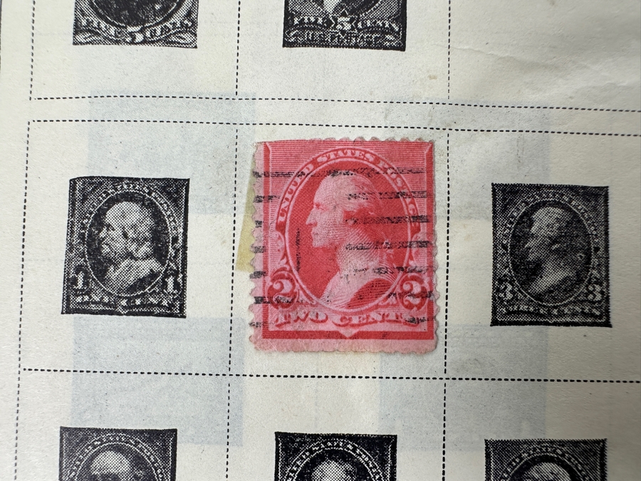 Vintage United Stamps / Foreign Postage Stamp Collection Including Stamps From China - See Photos [Photo 3]