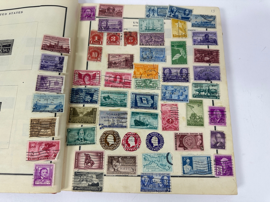 Vintage United Stamps / Foreign Postage Stamp Collection Including Stamps From China - See Photos [Photo 28]