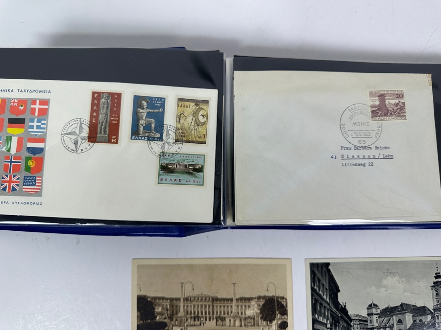 Collection Of Vintage European / United States First Day Covers Including (2) WWII German Postcards - See Photos [Photo 6]