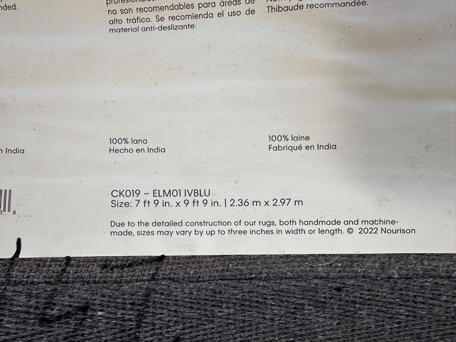 Calvin Klein Wool Area Rug 7'9' X 9'9' [Photo 7]