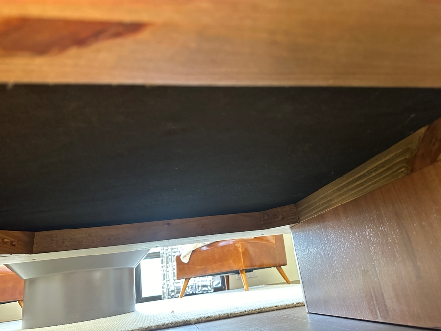 Crate & Barrel CB2 Serafin Leather Daybed Sofa Inspired By Adam Rogers (Not Stained - Just Harsh Sunlight) 80'W X 36'D X 26'H Retails $2,699 [Photo 9]