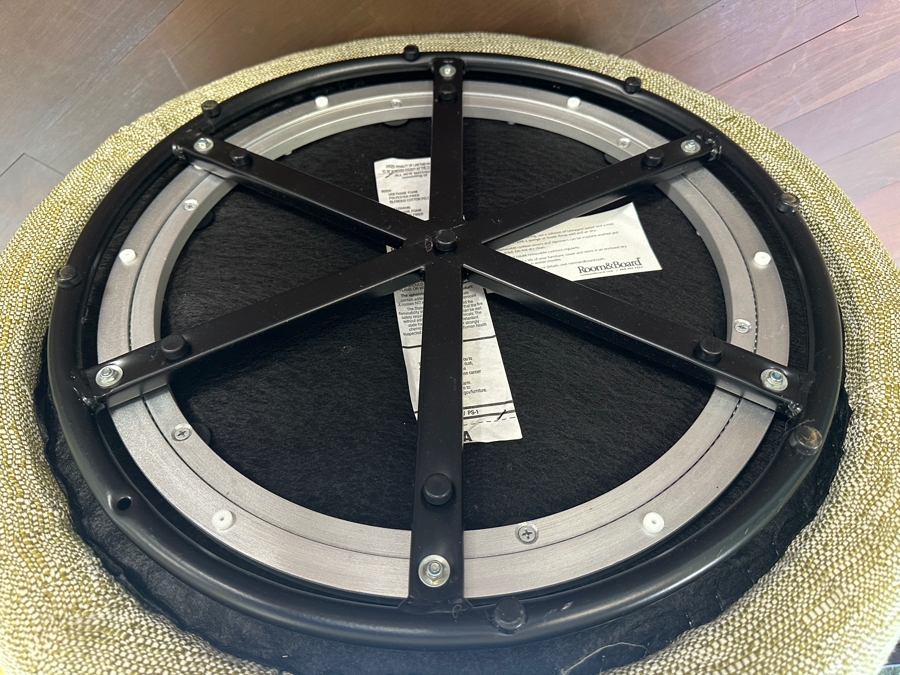 Pair Of Room & Board Crest Swivel Chairs 31'W X  30'H Retails $2,000 [Photo 8]