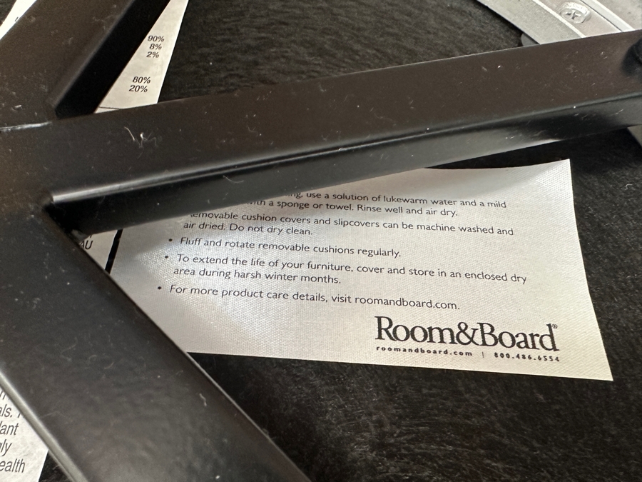 Pair Of Room & Board Crest Swivel Chairs 31'W X  30'H Retails $2,000 [Photo 7]