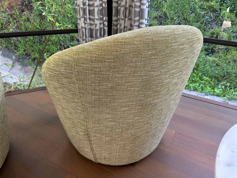 Pair Of Room & Board Crest Swivel Chairs Retails $2,000 [Photo 7]