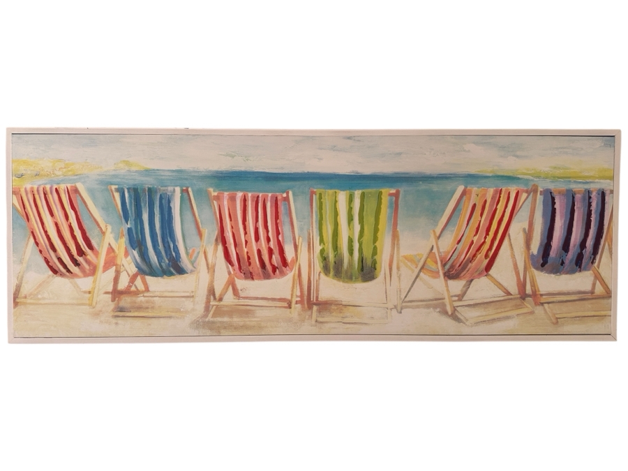 Framed Canvas Print 49 X 17