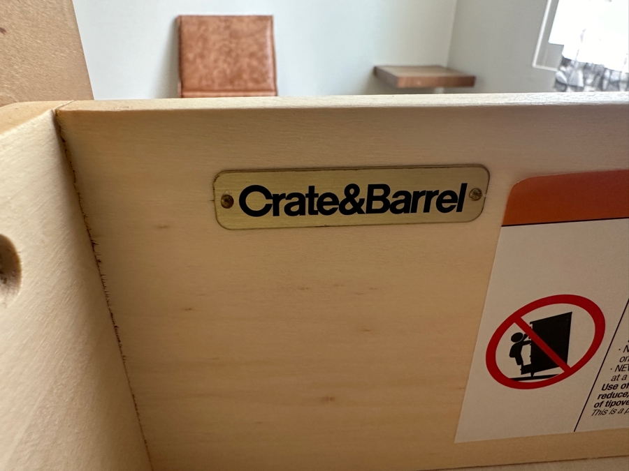 Crate & Barrel 6-Drawer Chest Of Drawers Dresser 56W X 20D X 35H [Photo 4]