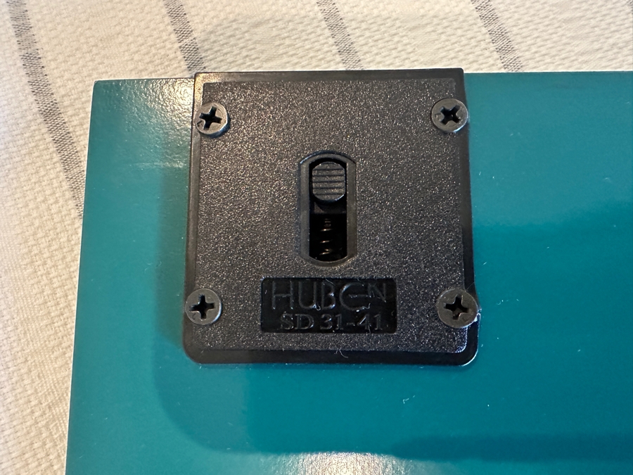 Crate & Barrel Brondby Walnut & Teal Door Credenza 66W X 17D X 30H [Photo 7]